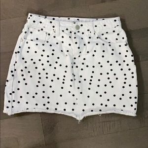 Polka dot skirt from Revolve